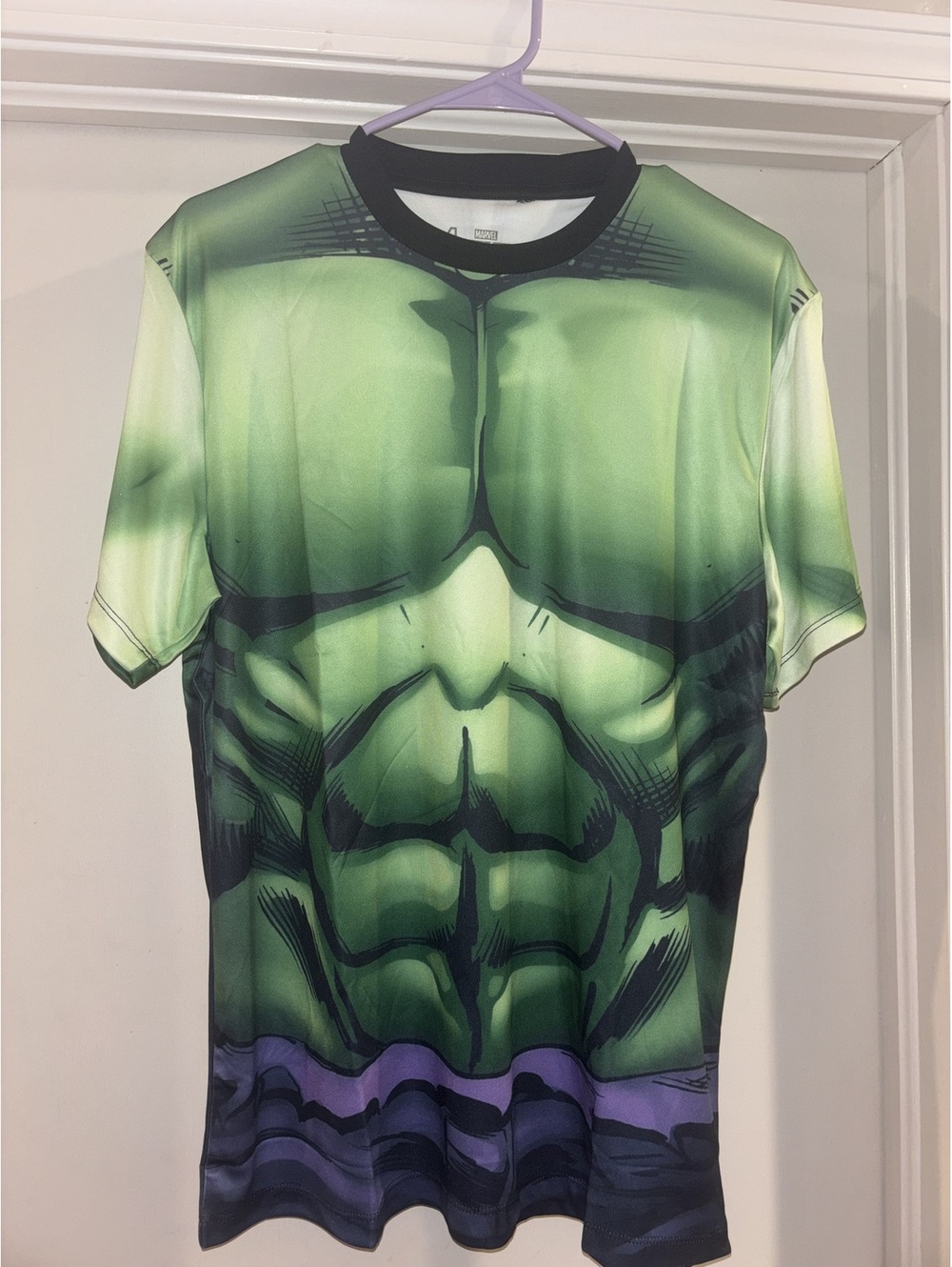 Marvel Avengers Hulk Costume T-Shirt Green Graphic Tee Adult Large NIP